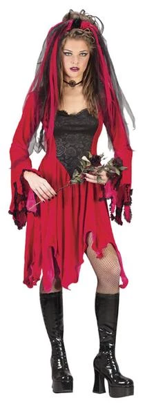 Fun World Devil Bride Adult Costume 1 Fun World Devil Bride Adult Costume