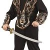 Fun World 3-D Antique Gold Ninja Child Costume