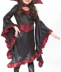 Fun World Newest Products Ruffle Vampiress Child Costume