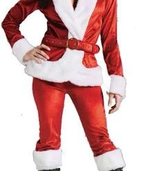 Fun World Newest Products Sexy Mrs. Santa Pants Suit