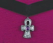 Fun World Velvet Choker Medallion - Cross Newest Products