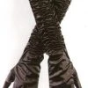 Fun World Satin Coffin Gloves - Black Newest Products