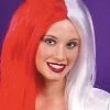 Fun World Naughty Or Nice Red/White Wig Newest Products