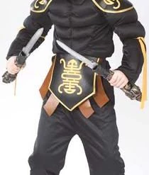 Fun World Newest Products Child Muscle Ninja Warrior Costume