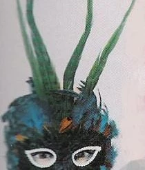 Fun World Fancy Feather Mask - A