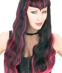 Fun World Newest Products Vampiress Streak Wig