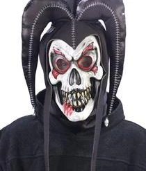 Fun World Twisted Jester Mask - Black