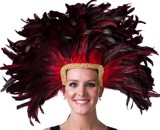 Zucker Feather Products Headdress With Coque Feathers Feather Headpiece 6 Zucker Feather Products Headdress With Coque Feathers Feather Headpiece