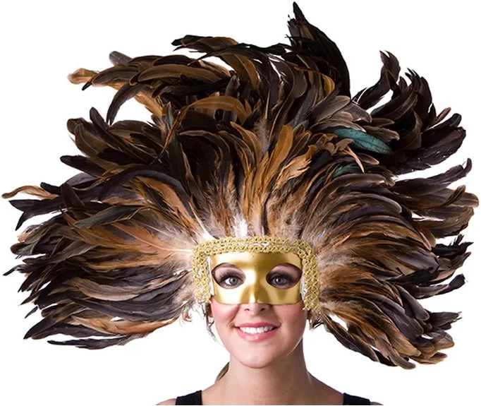 Zucker Feather Products Headdress With Coque Feathers Feather Headpiece 7 Zucker Feather Products Headdress With Coque Feathers Feather Headpiece