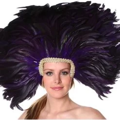 Zucker Feather Products Headdress With Coque Feathers Feather Headpiece 10 Zucker Feather Products Headdress With Coque Feathers Feather Headpiece