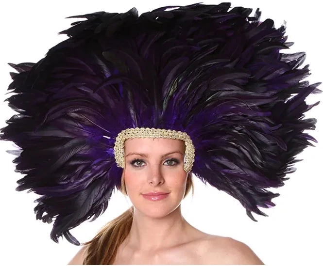 Zucker Feather Products Headdress With Coque Feathers Feather Headpiece 4 Zucker Feather Products Headdress With Coque Feathers Feather Headpiece