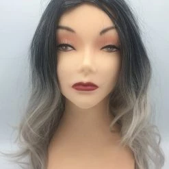 Coast Wigs Women's Black To Grey Ombre Wig Accessories