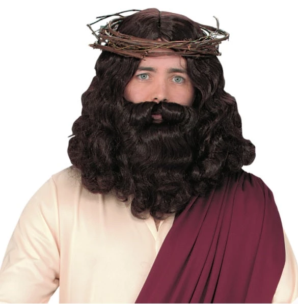 Morris Costumes Jesus Wig And Beard Set Beards And Mustaches 1 Morris Costumes Jesus Wig And Beard Set Beards And Mustaches