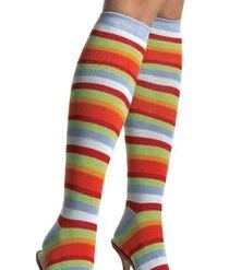 Leg Avenue Rainbow Striped Knee Highs Newest Products