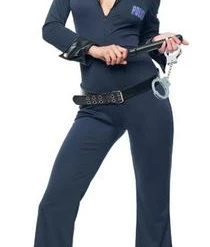 Leg Avenue Newest Products Sexy Police Woman Jumpsuit Costume