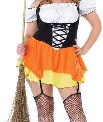 Leg Avenue Newest Products Sexy Kandy Korn Witch Costume