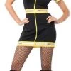 Leg Avenue Newest Products Sexy Flirty Firefighter Costume - Black