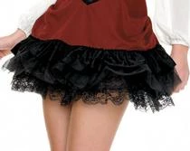 Leg Avenue Lace Petticoat - Black
