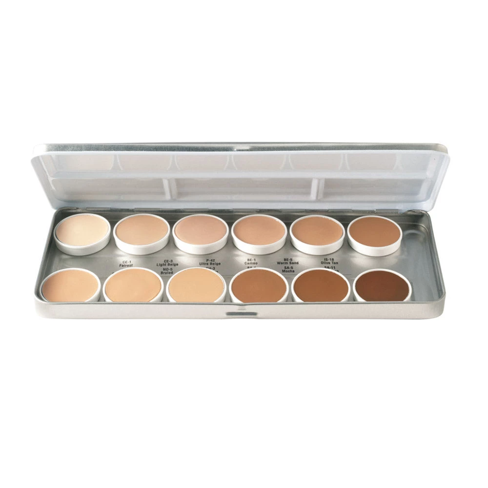 Theatre House Concealer Refillable 1.8oz./51gm., 12 Colors (Metal Palette) - LFP-12 Newest Products 1 Theatre House Concealer Refillable 1.8oz./51gm., 12 Colors (Metal Palette) - LFP-12 Newest Products