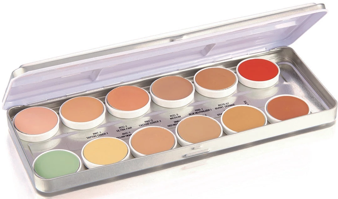 Theatre House Concealer Refillable 1.8oz./51gm., 12 Colors (Metal Palette) - LFP-12 Newest Products 4 Theatre House Concealer Refillable 1.8oz./51gm., 12 Colors (Metal Palette) - LFP-12 Newest Products