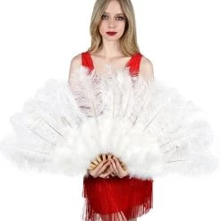 Zucker Feather Products Fans Ostrich Drab Fan