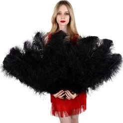 Zucker Feather Products Deluxe Ostrich Fan Fans
