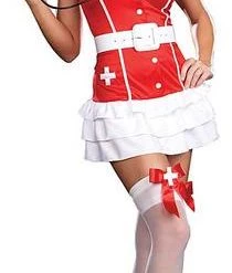 Dream Girl Newest Products Sexy Vital Signs Nurse Costume