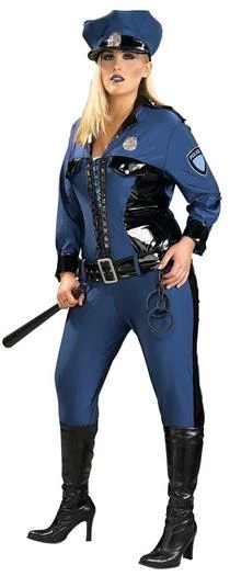 Rubies Full Figure Lady Justice Cop Costume 1 Rubies Full Figure Lady Justice Cop Costume
