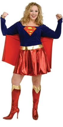Rubies Supergirl Plus Sized Costume 1 Rubies Supergirl Plus Sized Costume