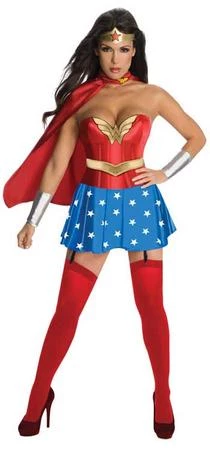 Rubies Deluxe Corset Wonder Woman Costume 1 Rubies Deluxe Corset Wonder Woman Costume