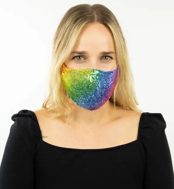 Zucker Feather Products Rainbow Feather Mask 2 Zucker Feather Products Rainbow Feather Mask