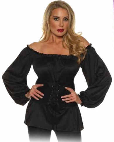 Theatre House Newest Products Woman's Renaissance Black Shirt 1 Theatre House Newest Products Woman's Renaissance Black Shirt