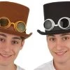 Jacobson Hat Co. Steampunk Top Hat With Goggles