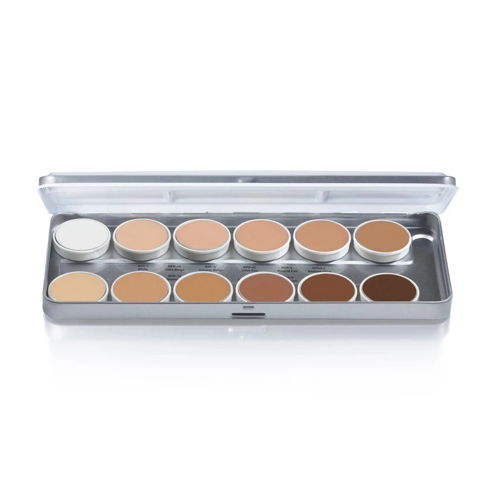 Theatre House Theatrical Foundation Palette 1.69oz./48gm.,12 C (Metal Pal) - TFP-12 Newest Products 1 Theatre House Theatrical Foundation Palette 1.69oz./48gm.,12 C (Metal Pal) - TFP-12 Newest Products