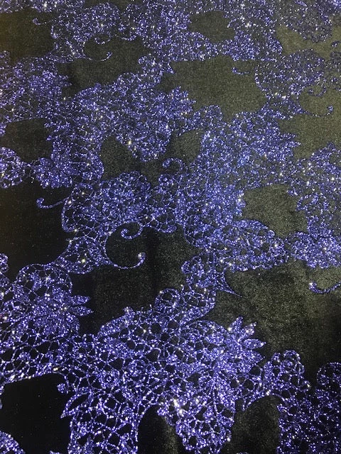 Triple Textile Polyester Velvet Spandex With Royal Glitters Geometric Newest Products 1 Triple Textile Polyester Velvet Spandex With Royal Glitters Geometric Newest Products