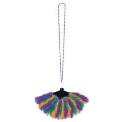 Vendor-unknown Beads W/Mardi Gras Fan