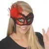 Vendor-unknown Birthday Red And Black Carnival Mask