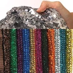 Vendor-unknown Sequin Stretch Knit Cloth