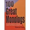 Vendor-unknown Books And Video 100 Great Monologs(for Teen Actors)