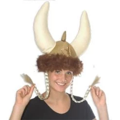 Vendor-unknown Viking Hat W/Braids