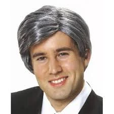 Theatre House Old Man Silver Fox Wig