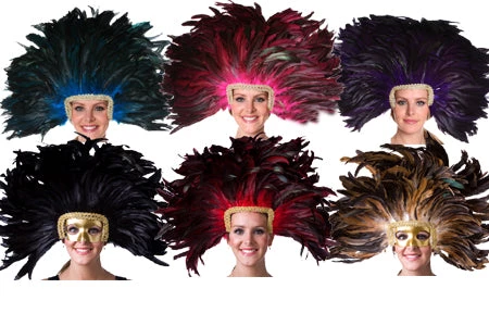 Zucker Feather Products Headdress With Coque Feathers Feather Headpiece 1 Zucker Feather Products Headdress With Coque Feathers Feather Headpiece