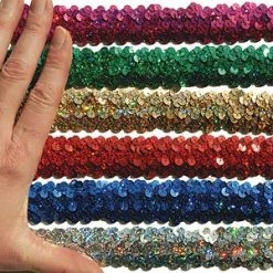 Vendor-unknown 1 Flat Spotlight Sequin Trim (Stretch) Newest Products