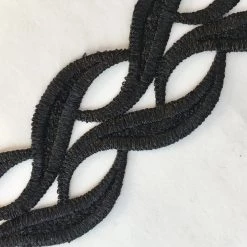 Theatre House Black Woven Trim