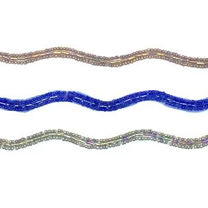Theatre House 3 Row Beaded Wave Trim 1/4 1 Theatre House 3 Row Beaded Wave Trim 1/4