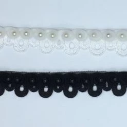 Theatre House Embroidery Loop With Pearl Trim
