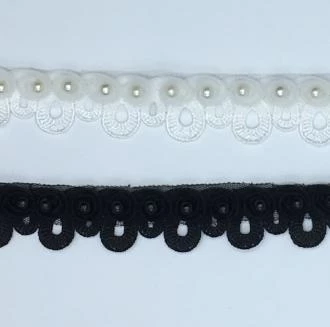 Theatre House Embroidery Loop With Pearl Trim 1 Theatre House Embroidery Loop With Pearl Trim