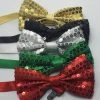 Theatre House Newest Products Sequined Bow Tie Clip On