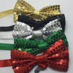 Theatre House Newest Products Sequined Bow Tie Clip On