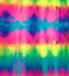 Triple Textile Newest Products Nylon Spandex 4 Ways Stretch Multi Color Tie Dyed Design